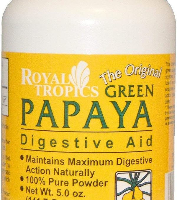 ROYAL TROPICS Green Papaya Digestive Enzymes Powder 5 OZ Review