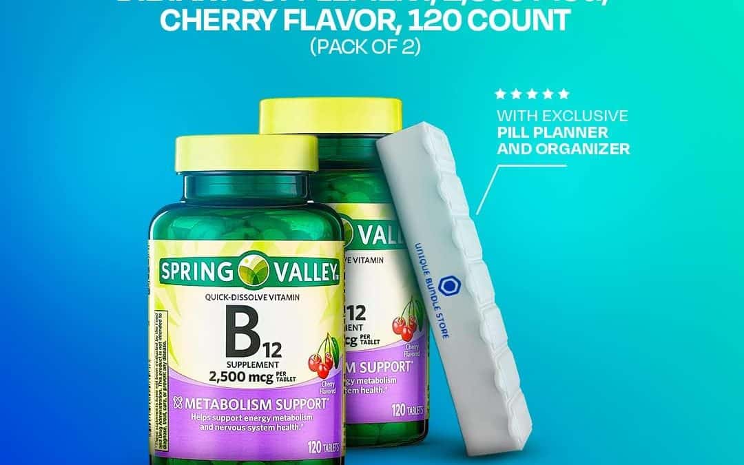 Cherry Flavor Spring Valley B12 Tablets Review