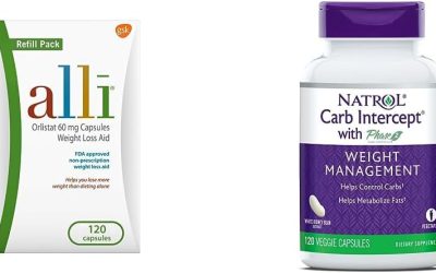 alli Weight Loss Diet Pills and Natrol Carb Intercept capsules Review