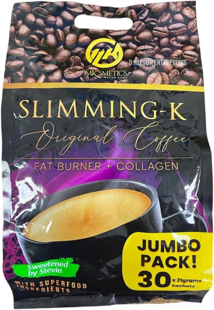 Jumbo Pack MK Slimming-K Coffee with Collagen, 30 Sachets                Powder