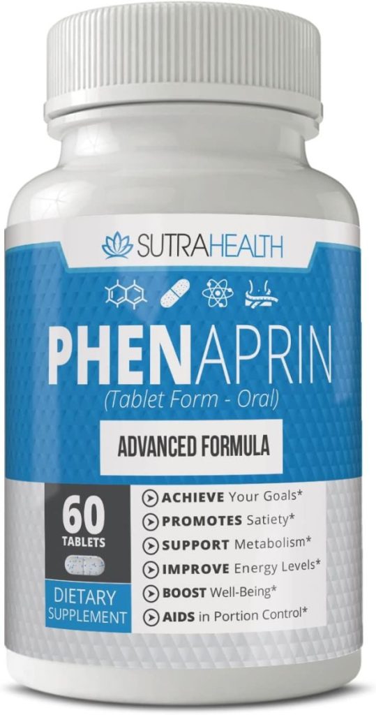 PhenAprin Diet Pills Weight Loss and Energy Boost for Metabolism – Optimal Fat Burner and Appetite Suppressant Supplement. Helps Maintain and Control Appetite, Promotes Mood  Brain Function.